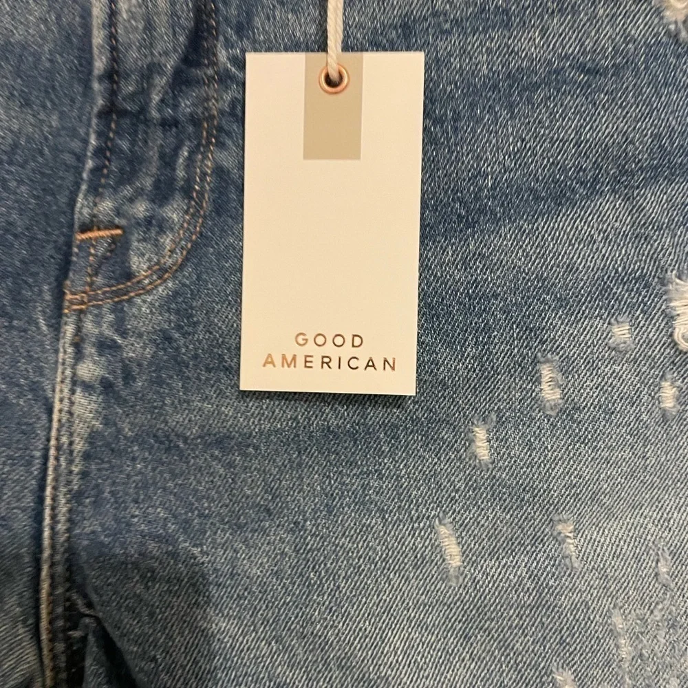 Good American denim shorts